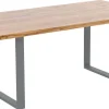 Cheap Eettafel Jackie Oak Crude Steel 160x80 Kasten|Tafels