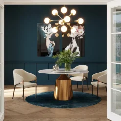 Discount Eettafel Lucia Ø135cm Kasten|Tafels