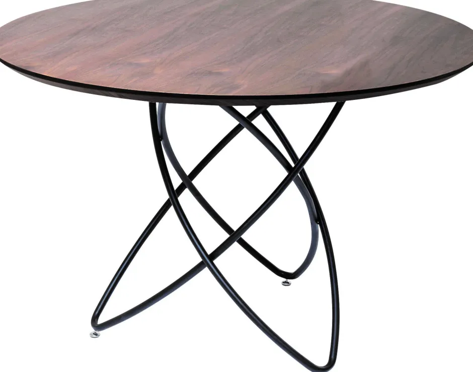 Best Sale Eettafel Molekular Black Walnut 120cm Tafels