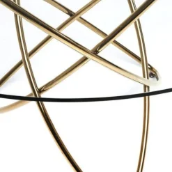 Best Sale Eettafel Molekular Goud Ø120cm Kasten|Tafels