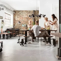 Store Eettafel Railway Unikat 210x100cm Kasten|Tuinmeubelen