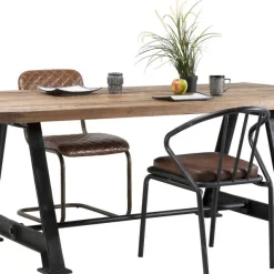 Store Eettafel Railway Unikat 210x100cm Kasten|Tuinmeubelen