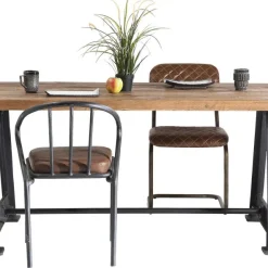 Store Eettafel Railway Unikat 210x100cm Kasten|Tuinmeubelen
