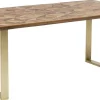 Discount Eettafel Stars Messing 180x90cm Kasten|Tafels
