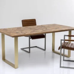 Discount Eettafel Stars Messing 180x90cm Kasten|Tafels