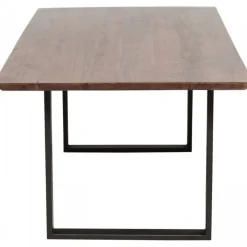 Best Eettafel Symphony Donker Ruwstaal 200x100cm Kasten|Tafels