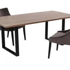 Best Eettafel Symphony Donker Zwart 200x100cm Kasten|Tafels