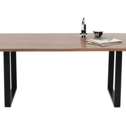 Best Eettafel Symphony Donker Zwart 200x100cm Kasten|Tafels