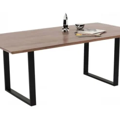 Best Eettafel Symphony Donker Zwart 200x100cm Kasten|Tafels