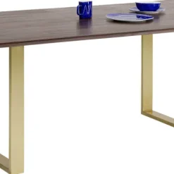 Cheap Eettafel Symphony Donker Messing 180x90cm Kasten|Tafels
