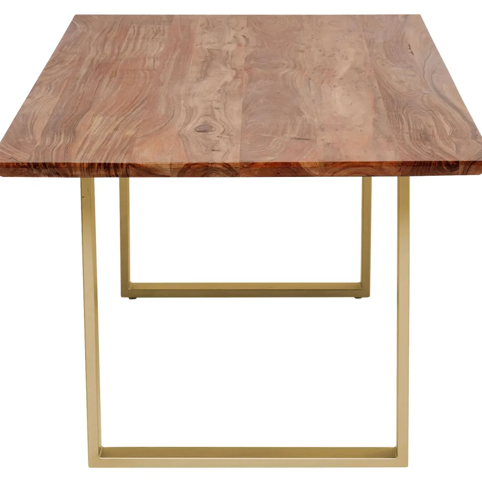 Discount Eettafel Symphony Messing 160x80cm Kasten|Tafels