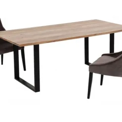 Store Eettafel Symphony Zwart 180x90cm Kasten|Tafels