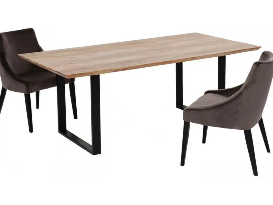 Store Eettafel Symphony Zwart 180x90cm Kasten|Tafels