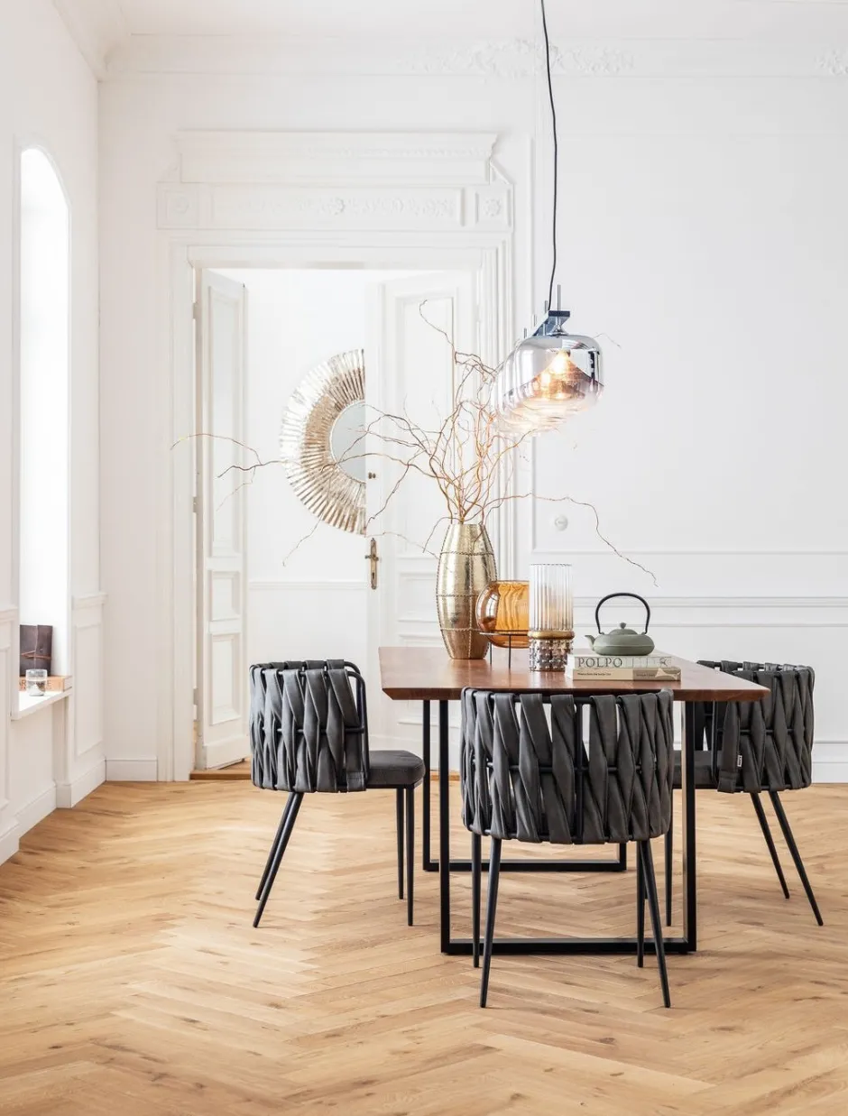 Store Eettafel Symphony Zwart 180x90cm Kasten|Tafels