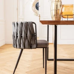Store Eettafel Symphony Zwart 180x90cm Kasten|Tafels