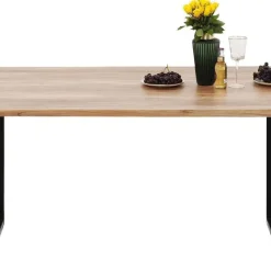 Best Eettafel Symphony Zwart 200x100cm Kasten|Tafels
