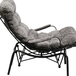 Best Sale Fauteuil + Hocker Vienna Swing Grey Kasten|Fauteuils