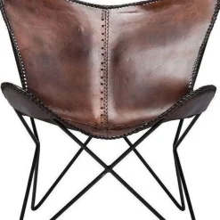 Outlet Fauteuil Butterfly Bruin Econo Kasten|Fauteuils
