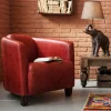 Clearance Fauteuil Cigar Lounge Rood Kasten|Fauteuils
