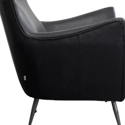 Best Sale Fauteuil Goldfinger Smart Leather Black Kasten|Fauteuils