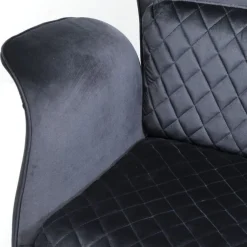 Best Fauteuil Tudor Fluweel Zwart Fauteuils