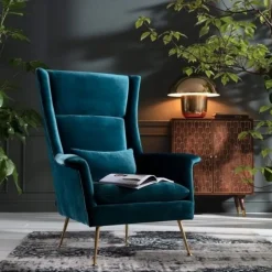 Sale Fauteuil Vegas Forever Petrol-Blauw Kasten|Fauteuils