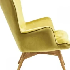 Shop Fauteuil Vicky Velvet Green Kasten|Fauteuils