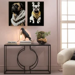 Cheap Glasschilderij Noble Dog 40x60cm Kasten|Tuinmeubelen