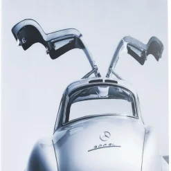 Hot Glasschilderij Oldtimer Zwart 160x120cm Wanddecoratie|Kasten