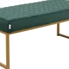 Cheap Halbank Smart Donkergroen Messing 90x40cm Kasten|Tuinmeubelen