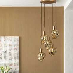 Hot Hanglamp Supernova Amber Cinque 50cm Hanglampen|Kasten