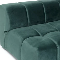 Best Sale Hoekbank Belami Fluweel Donkergroen Rechts 265cm Kasten|Tuinmeubelen