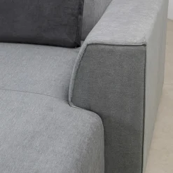 Discount Hoekbank Infinity Ottomane Grijs Rechts Kasten|Tuinmeubelen