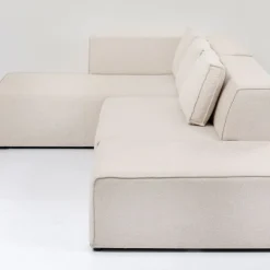 Cheap Hoekbank Infinity Ottomane Creme Links Tuinmeubelen