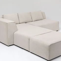 Cheap Hoekbank Infinity Ottomane Creme Links Tuinmeubelen