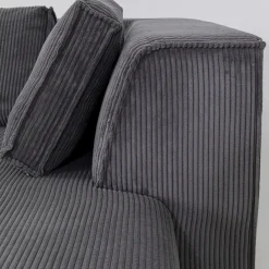 Best Sale Hoekbank Infinity Ottomane Cord Grey Right Kasten|Tuinmeubelen