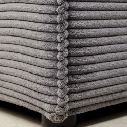 Best Sale Hoekbank Infinity Ottomane Cord Grey Right Kasten|Tuinmeubelen