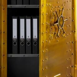 Best Sale Kabinetkast Locker Gold 66x152cm Kasten|Lage Kasten & Dressoirs