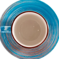 Discount Koffiekopje Swirl Blauw (2-delig) Servies & Tafelaccessoires|Kasten