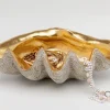New Kom Noble Shell 41x27cm Servies & Tafelaccessoires|Woondecoratie