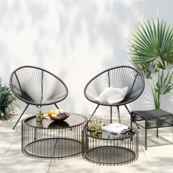 Discount Kruk Acapulco Black Kasten|Tuinmeubelen