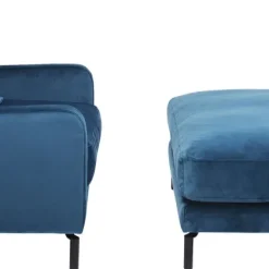 Clearance Kruk Lullaby Petrol-Blauw Poefs & Krukken|Kasten