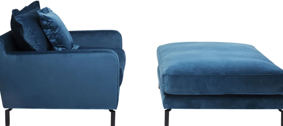 Clearance Kruk Lullaby Petrol-Blauw Poefs & Krukken|Kasten