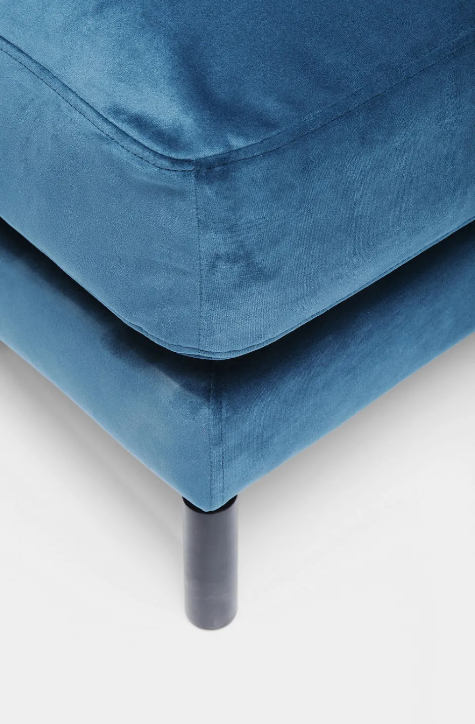 Clearance Kruk Lullaby Petrol-Blauw Poefs & Krukken|Kasten