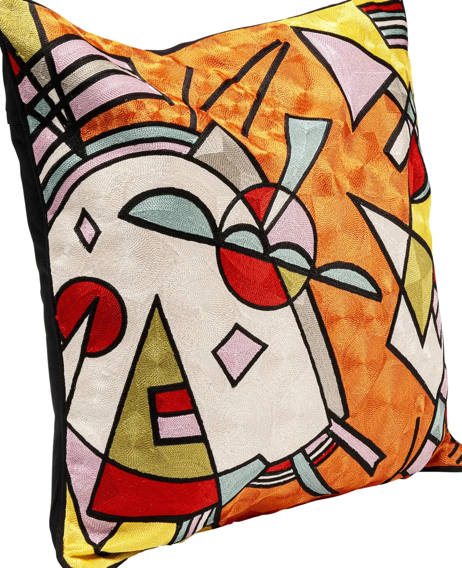 Clearance Kussen Art Line Oranje 50x50cm Vloerkleden & Textiel|Kasten