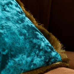 Best Sale Kussen Cannes Petrol-Blauw 45x45cm Vloerkleden & Textiel|Kasten