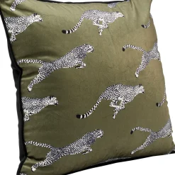 Discount Kussen Running Chetahs 45x45cm Vloerkleden & Textiel|Kasten