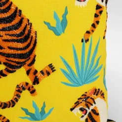Best Sale Kussen Tiger Love Geel 45x45cm Vloerkleden & Textiel|Kasten