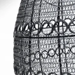 Best Sale Lantaarn Hayat Cone Black 37cm Woondecoratie|Kasten