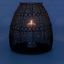 Best Sale Lantaarn Hayat Cone Black 37cm Woondecoratie|Kasten